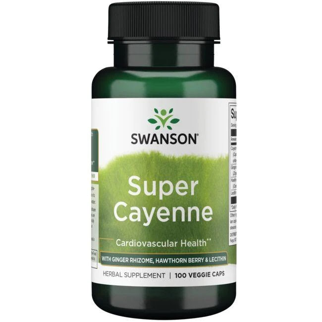 Swanson Super Cayenne – 100 kapsulių