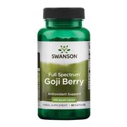 Swanson pilno spektro goji uogos, 500 mg – 60 kapsulių