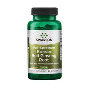 Swanson pilno spektro korėjietiško raudonojo ženšenio šaknis, 400 mg – 90 kapsulių
