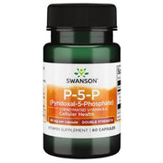 Swanson P - 5 - P (piridoksal - 5 - fosfatas) koenzimuotas vitaminas B6, 40 mg – 60 kapsulių