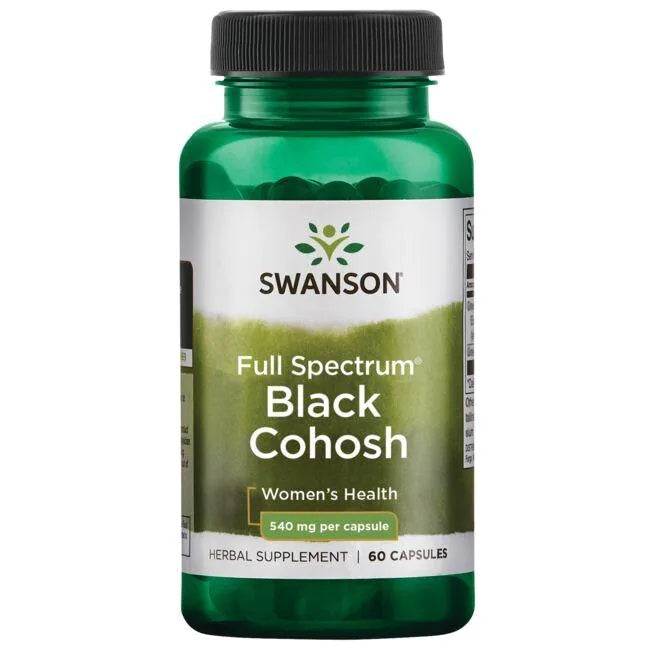Swanson pilno spektro juodoji košmarė, 540 mg – 60 kapsulių