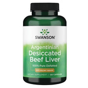 Swanson argentinietiškos džiovintos jautienos kepenėlės, 500 mg – 120 kapsulių