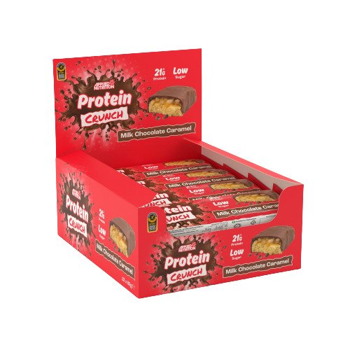 Applied Nutrition Applied Protein Crunch batonėlis, pieniško šokolado ir karamelės skonio – 12 x 62 g