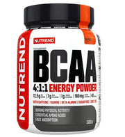Nutrend BCAA 4:1:1 energetiniai milteliai, apelsinų skonio - 500 g