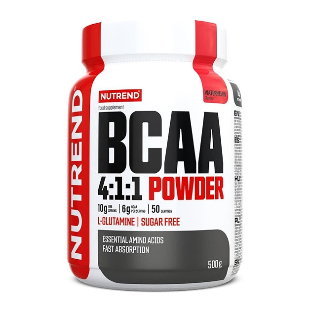 Nutrend BCAA 4:1:1 milteliai, arbūzo skonio - 500 g