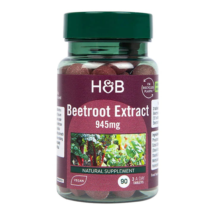 Holland & Barrett burokėlių ekstraktas, 945 mg – 90 tablečių