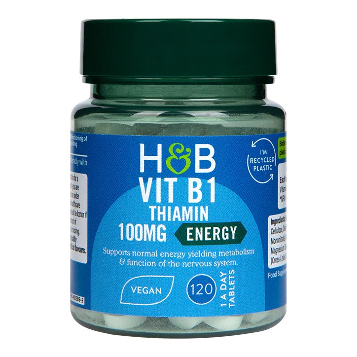 Holland & Barrett vitaminas B1, 100 mg – 120 tablečių
