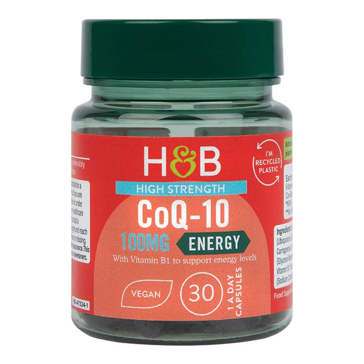 Holland & Barrett didelio stiprumo kofermentas Q - 10, 100 mg – 30 kapsulių