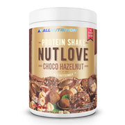 Allnutrition Nutlove baltymų kokteilis su šokolado ir lazdyno riešutų aliejumi – 630 g