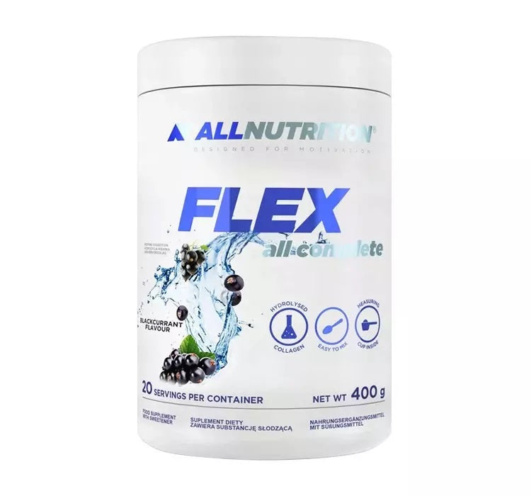 Allnutrition Flex All Complete, juodųjų serbentų skonio – 400 g
