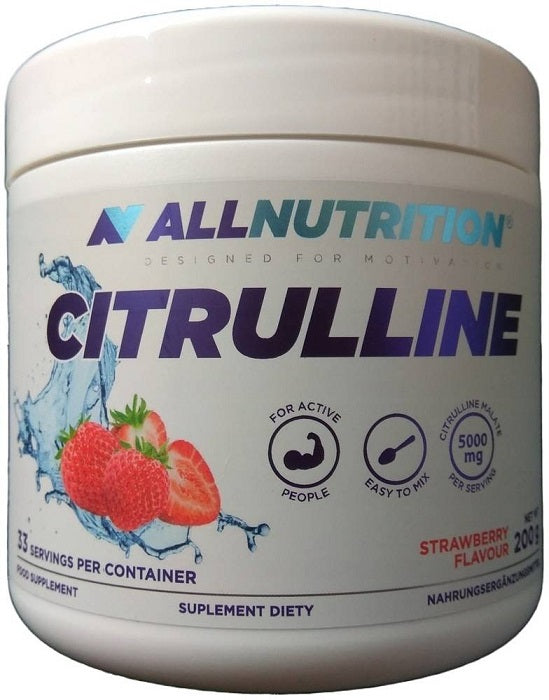 Allnutrition citrulinas, braškių skonio – 200 g