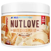 Allnutrition Nutlove, baltasis šokoladas su žemės riešutais – 500 g