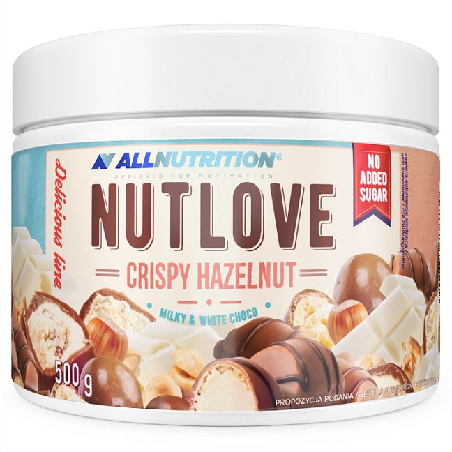 Allnutrition Nutlove, traškūs lazdyno riešutai - 500 g