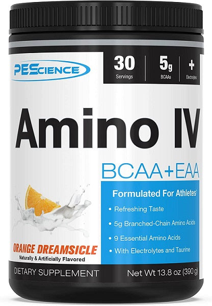 PEScience Amino IV, apelsinų skonio Dreamsicle – 390 g