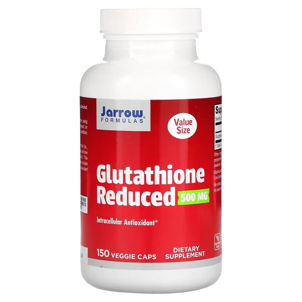 Jarrow Formulas sumažinto glutationo kiekio, 500 mg - 150 kapsulių