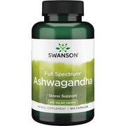 Swanson plataus spektro ašvaganda, 450 mg – 100 kapsulių