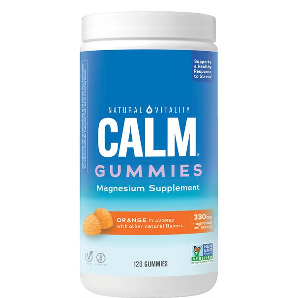 Natural Vitality Calm guminukai, apelsinų skonio - 120 guminukų
