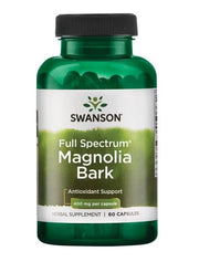 Swanson plataus spektro magnolijų žievės ekstraktas, 400 mg – 60 kapsulių