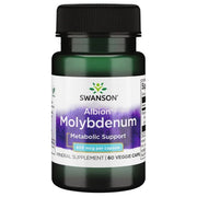 Swanson Albion molibdenas, 400 mcg – 60 kapsulių