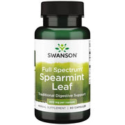 Swanson plataus spektro mėtų lapai, 400 mg – 60 kapsulių