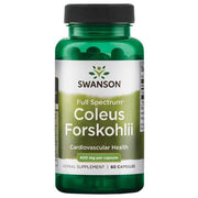 Swanson plataus spektro Coleus Forskohlii 400 mg – 60 kapsulių