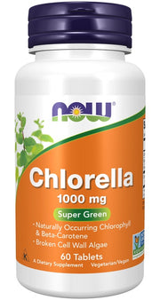 Produkto nuotrauka: NOW Foods Chlorella, 1000mg - 60 tablečių