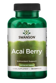 Swanson acai uogų, 500 mg – 120 kapsulių
