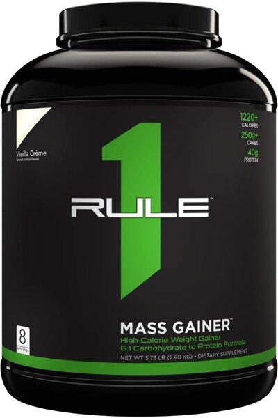 Rule One masės didinimo priemonė, vanilinis kremas - 2600 g