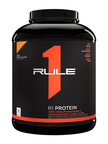 Rule One R1 baltyminis šokoladas, lengvai sūdyta karamelė – 2280 g