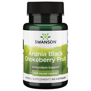 Swanson Aronia juodųjų aronijų vaisių skonio, 400 mg – 60 kapsulių