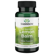 Swanson plataus spektro citrinmelisas, 500 mg – 60 kapsulių