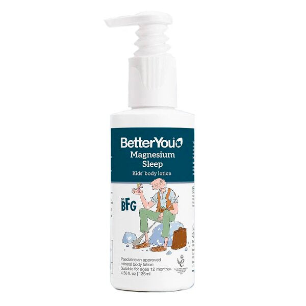 BetterYou kūno losjonas vaikams su magniu Sleep – 135 ml.