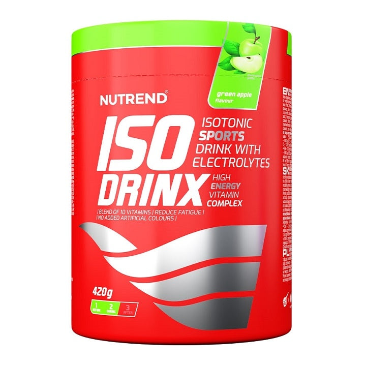 Nutrend IsoDrinx, žaliųjų obuolių skonio – 420 g