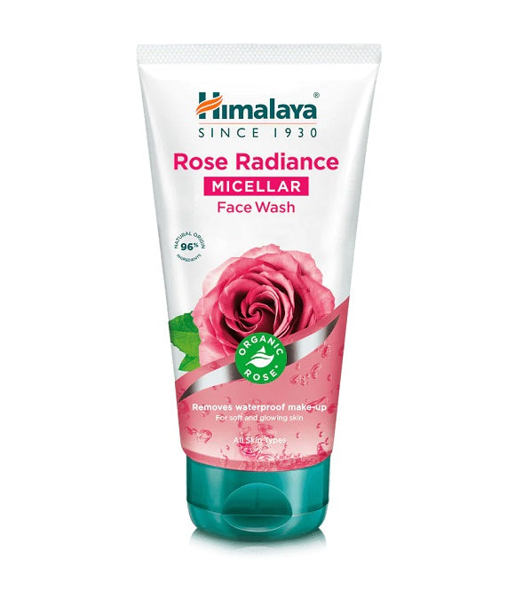 Himalaya Rose Radiance micelinis veido prausiklis - 150 ml.