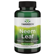 Swanson nimbamedžio lapai, 500 mg – 100 kapsulių