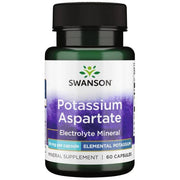 Swanson kalio aspartatas, 99 mg – 60 kapsulių