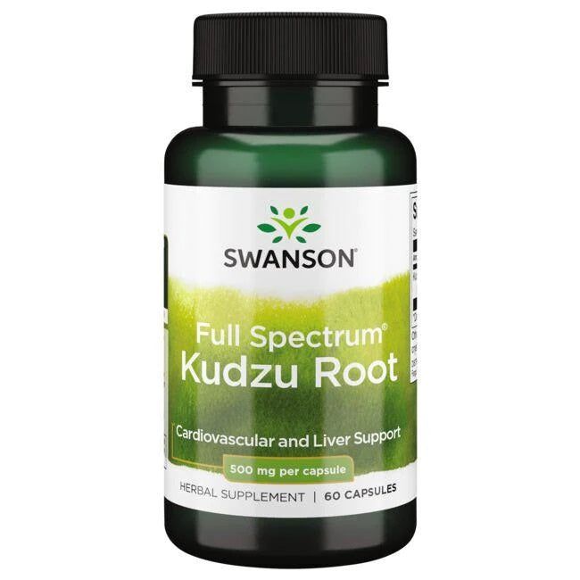Swanson pilno spektro kudzu šaknis, 500 mg – 60 kapsulių
