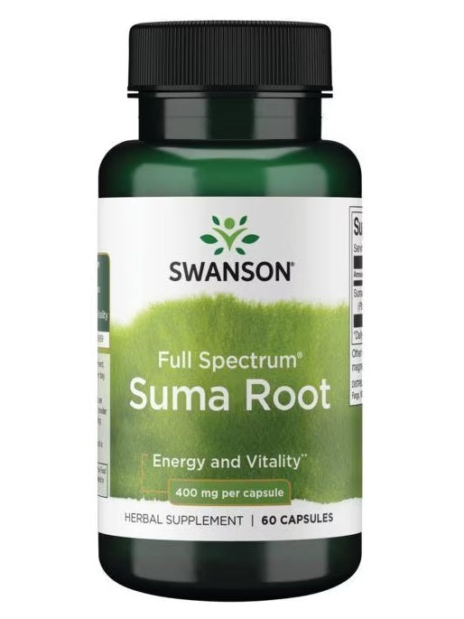 Swanson viso spektro suma šaknis, 400 mg – 60 kapsulių
