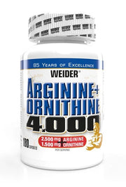 Weider argininas + ornitinas 4000 - 180 kaps