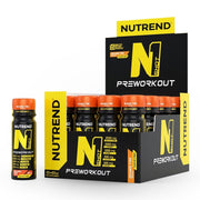 Nutrend N1 šotas, oranžinės spalvos, ugningas – 20 x 60 ml.