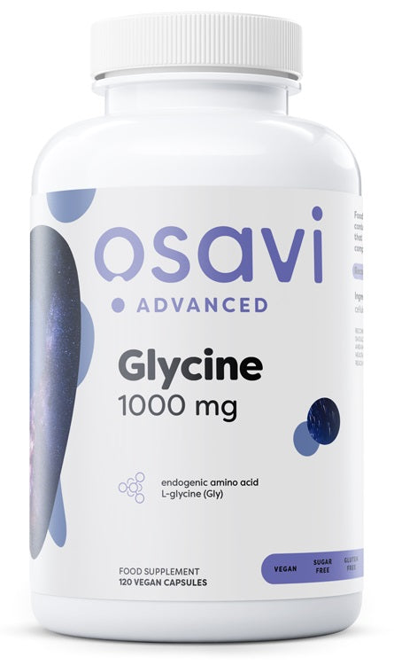 Produkto nuotrauka: Osavi Glycine, 1000mg - 120 vegan caps