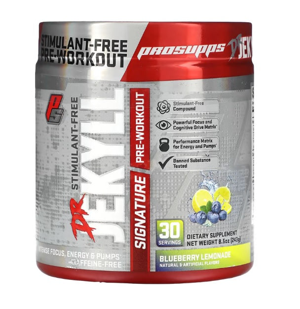 ProSupps Dr. Jekyll Signature, mėlynių limonadas (JAV formulė) – 243 g