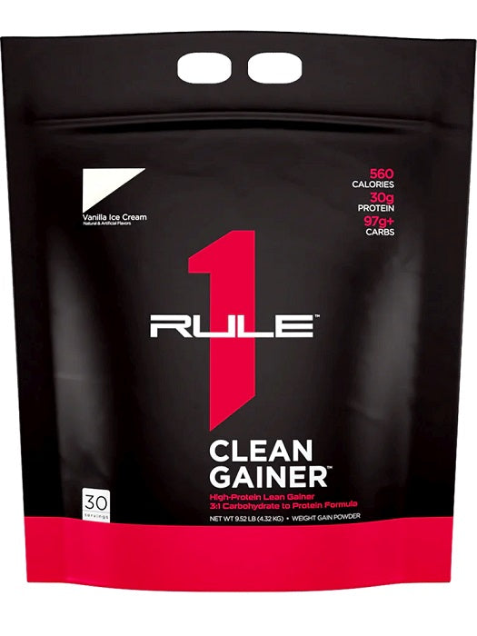 Rule One R1 Clean Gainer su vaniliniais ledais – 4320 g