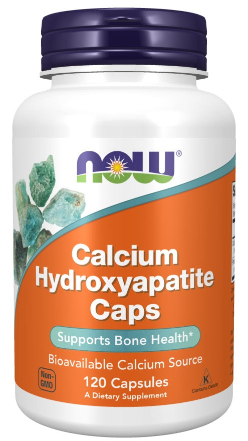 Produkto nuotrauka: NOW Foods Calcium Hydroxyapatite - 120 kapsulių