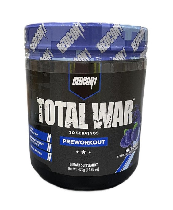 Redcon1 Total War – prieš treniruotę, mėlynųjų aviečių skonio – 420 g