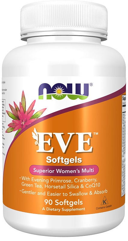 NOW Foods Eve Superior moterims skirtas multivitaminų kompleksas – 90 kapsulių