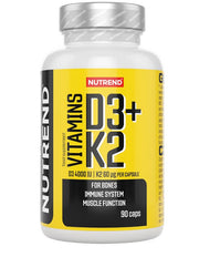 Nutrend vitaminai D3 + K2 - 90 kapsulių