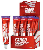 Nutrend Carbosnack tūbelė, mėlynių skonio – 12 x 50 g