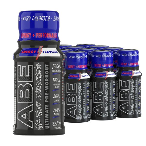 Applied Nutrition ABE Shot, energija – 12 x 60 ml.
