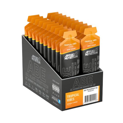 Applied Nutrition ABE – All Black Everything gelis, tropiniai virpesiai – 20 x 60 g